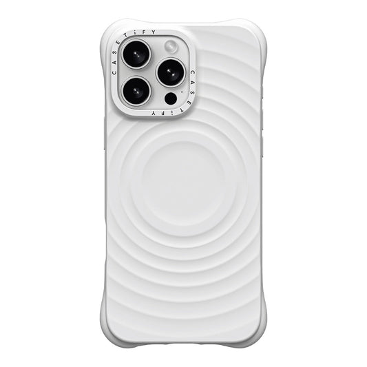 Estuche CASETiFY Ripple iPhone 16 Plus Blanco | TOP MOVIL Guatemala