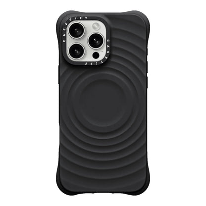 Estuche CASETiFY Ripple para iPhone 15 Plus / 14 Plus Negro | TOP MOVIL Guatemala