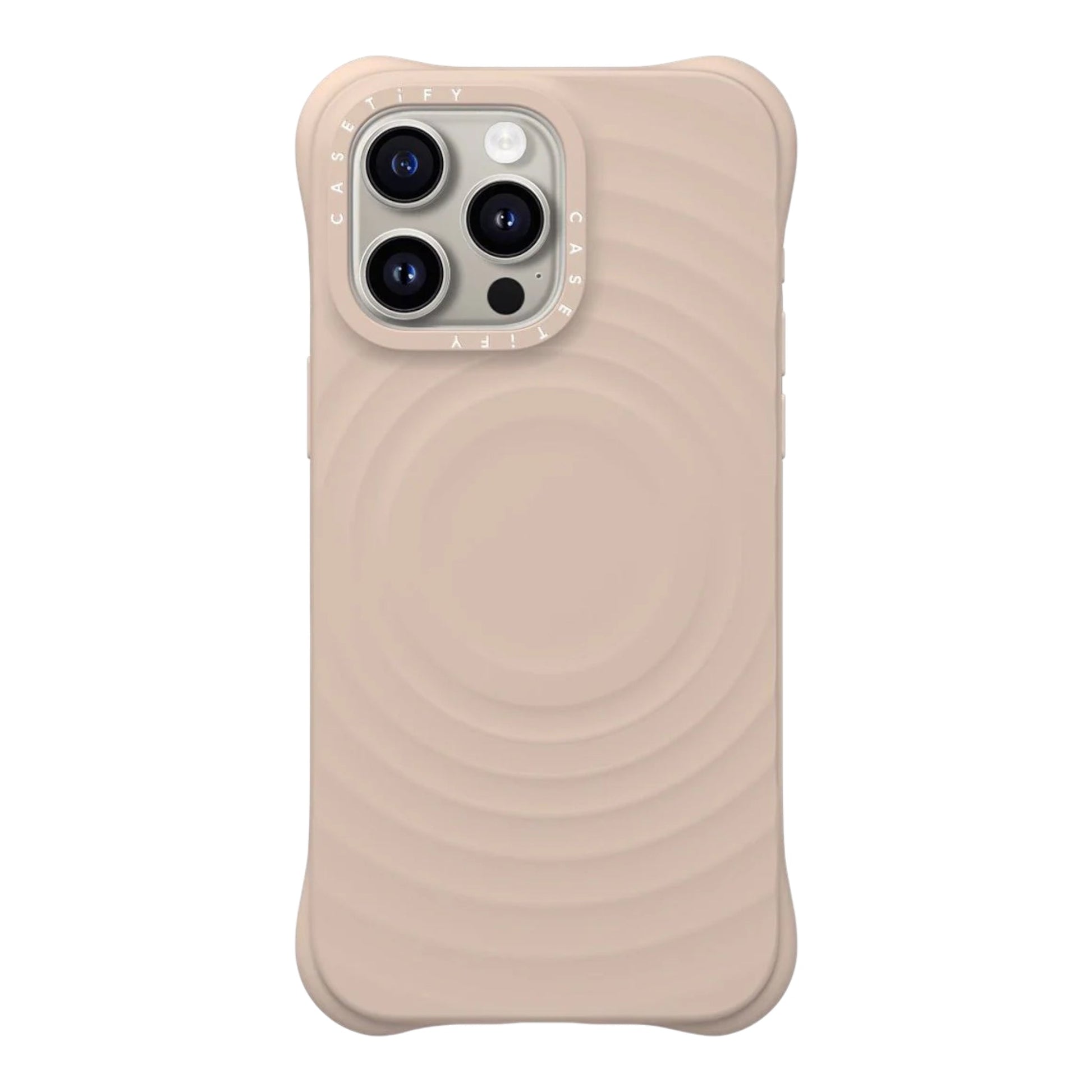 Case CASETiFY Ripple iPhone 15 Pro Max Brown | TOP MOVIL Guatemala