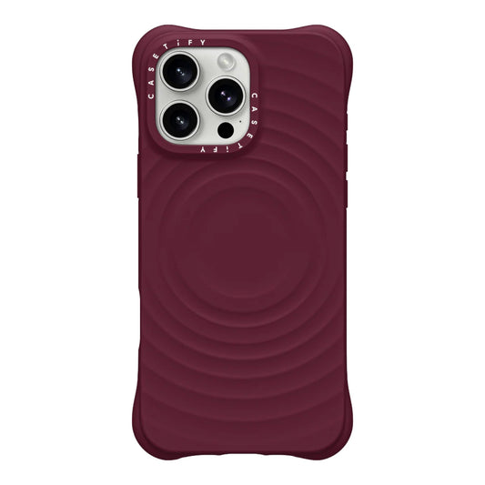 Estuche CASETiFY MagSafe Ripple para iPhone 15 Pro Max - purple