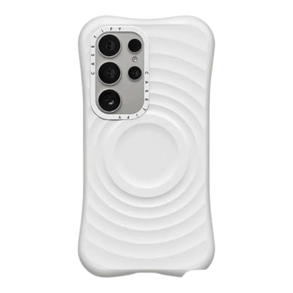 Estuche CASETiFY MagSafe Ripple para Samsung s25 ultra - blanco