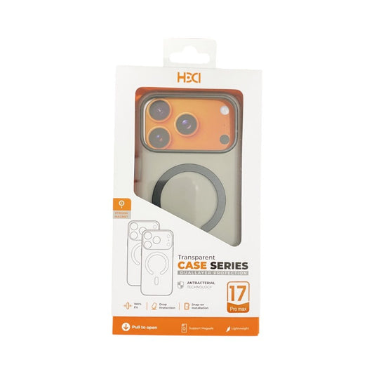 Estuche HDCI Dual Layer Antimicrobial Mate 10 Metros iPhone 18 Pro Max/17 Pro Max color Negro