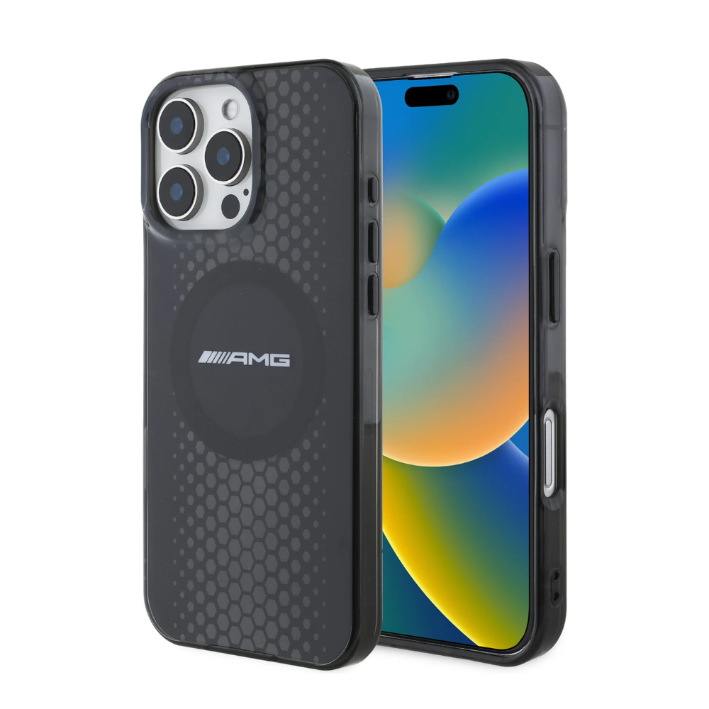 Estuche Amg Hc MagSafe para iPhone 16 Pro - Negro | TOP MOVIL Guatemala