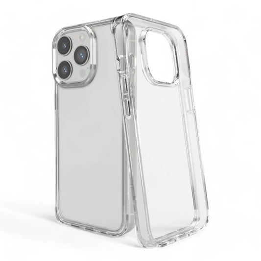 Estuche El Rey Botón iPhone 15 Pro Max - Gris Transparente - 0701301100110215