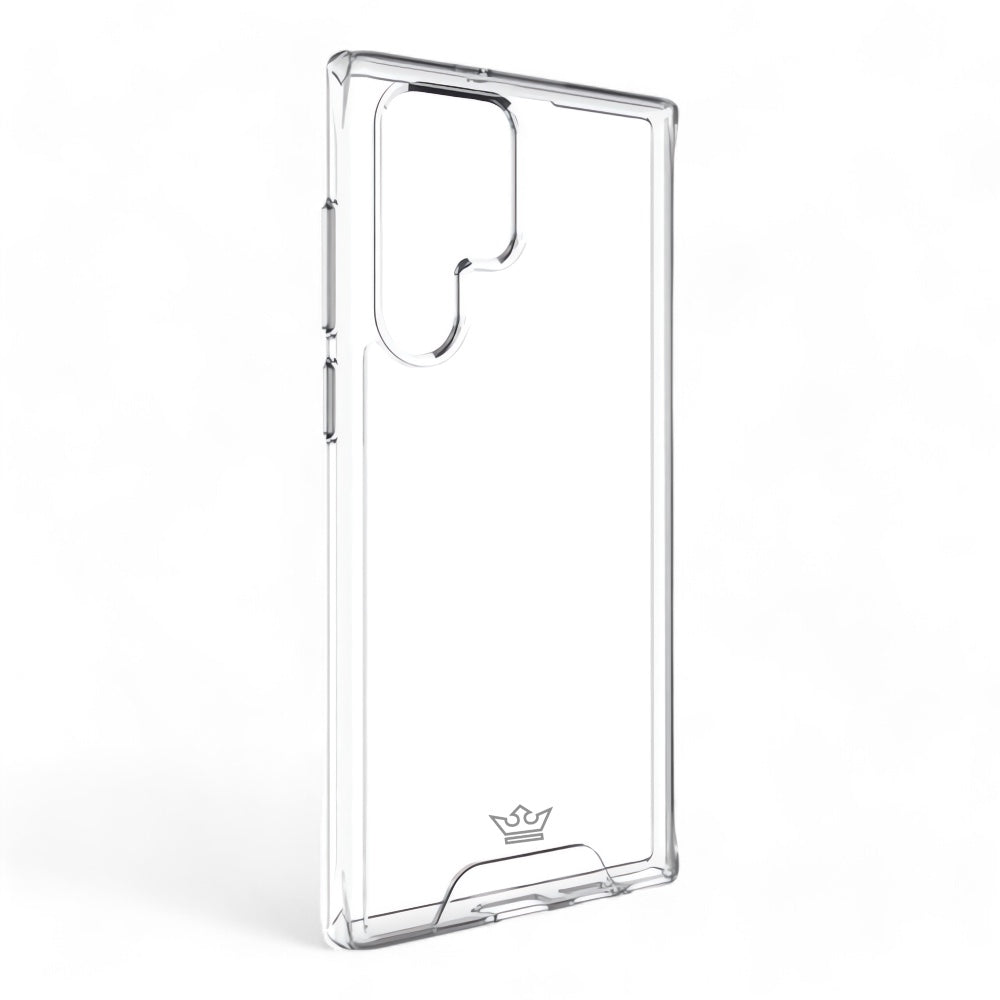 Estuche el rey samsung s24 ultra con botones gris color transparente