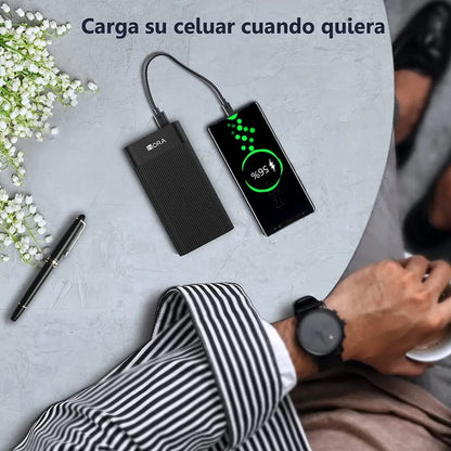 Batería Carga Rápida 20000mAh GAR117 - Negro - 0401600100020157