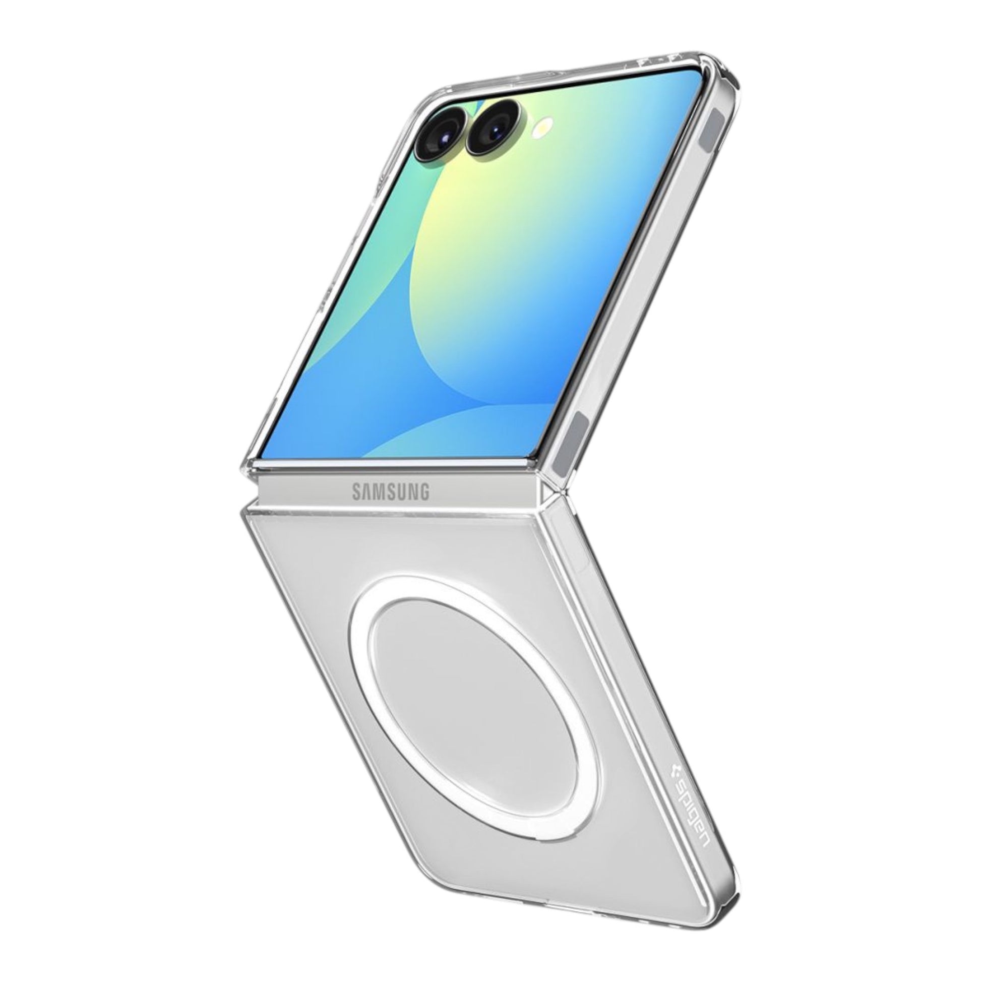 Apple Spigen Samsung Z Flip 7 Ultra Hybrid MagSafe Transparente | TOP MOVIL Guatemala