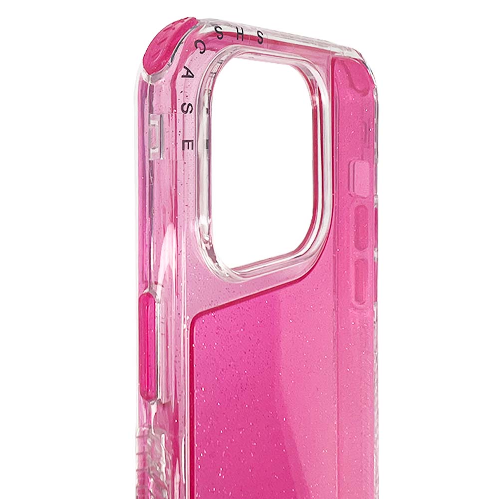 Estuche El Rey Glitter Iphone 14 Pro Defender Color Fucsia