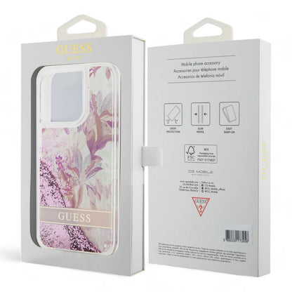 Estuche Guess Hard Case iPhone 15 Pro Glitter Pink - 0704506000060215