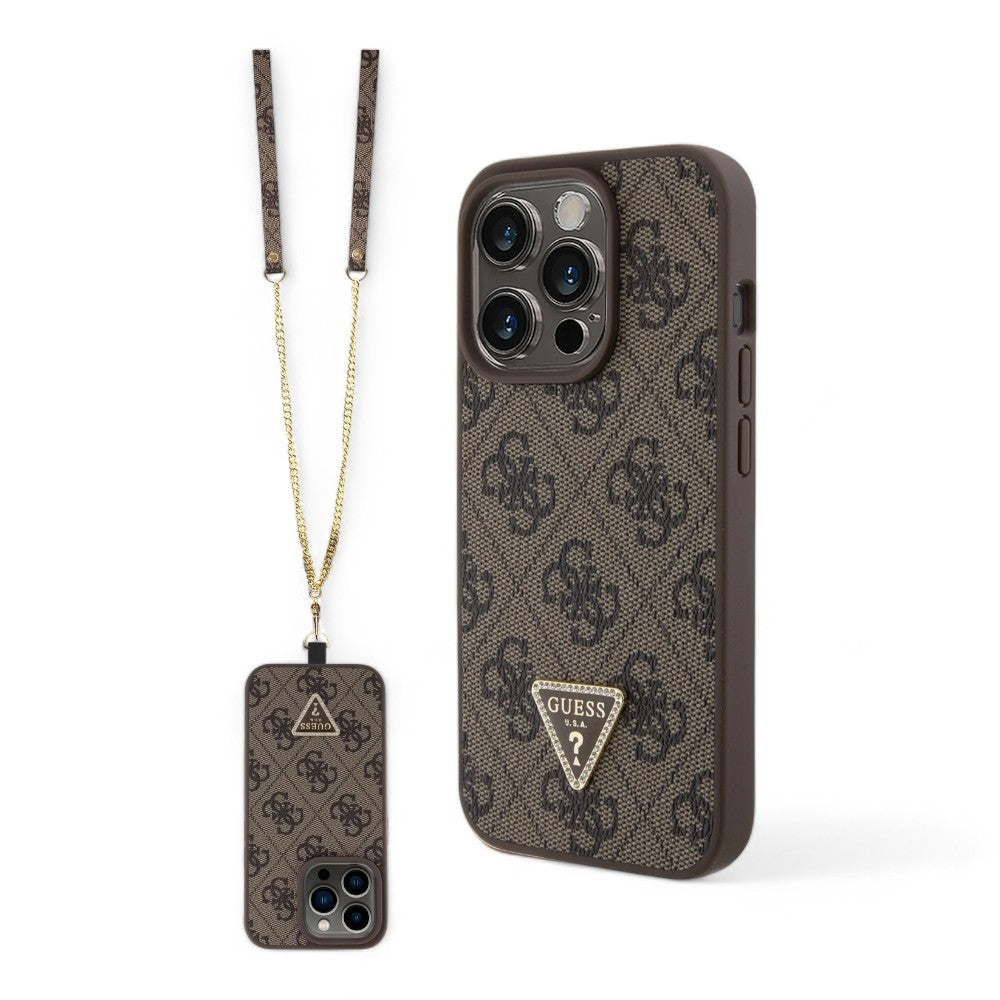 Estuche Guess Hard Case iPhone 15 Pro - Café - 0704506000110052