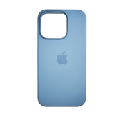 Estuche apple magsafe iphone 15 pro max silicone color azure