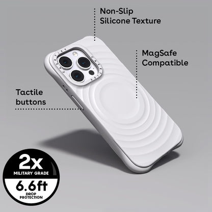 Estuche CASETiFY MagSafe Ripple para iPhone 16 Pro Max - Negro - 0706205600310157