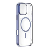 Estuche devia magsafe iphone 16 plus glimmer magnetic series case(pc) color azul
