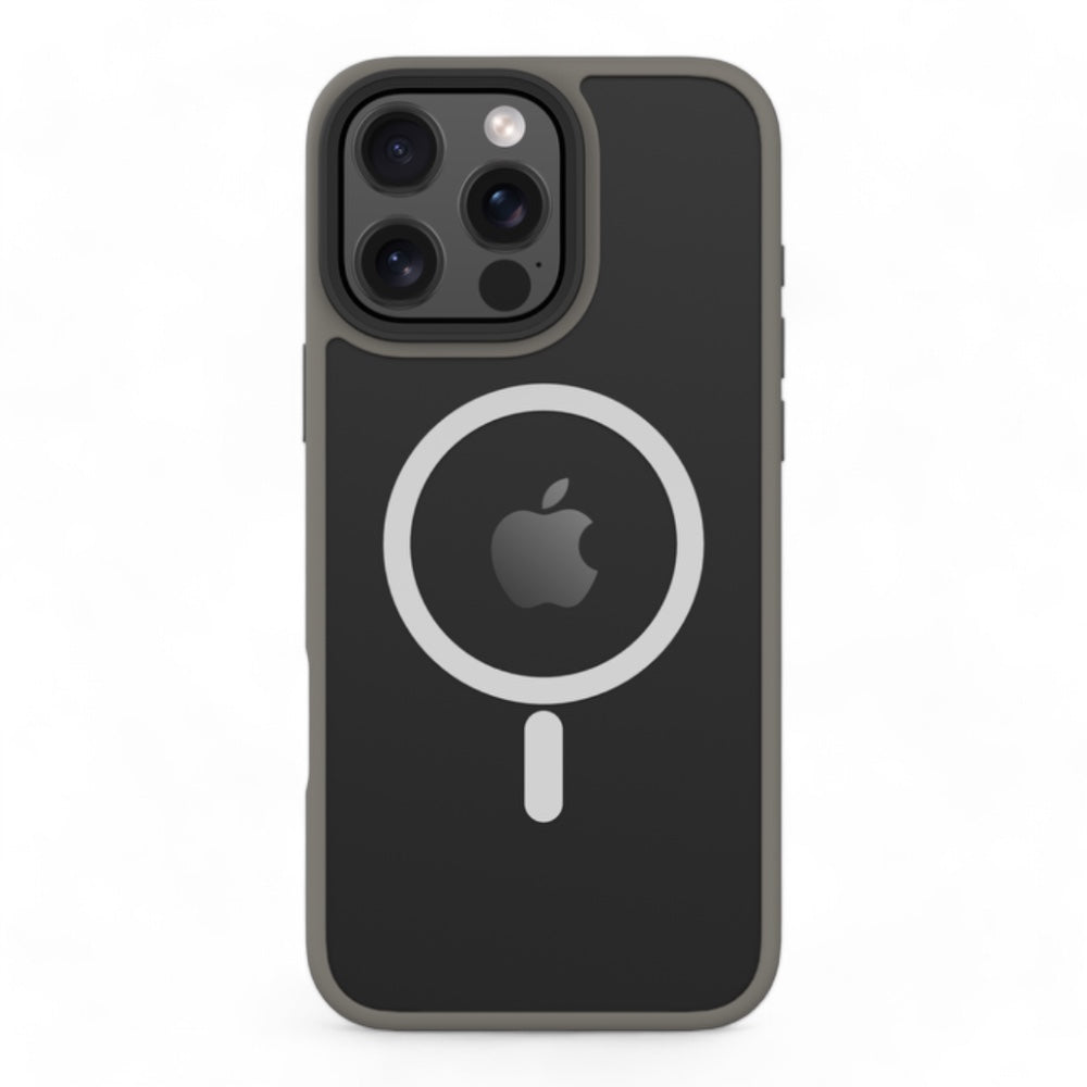 Estuche Devia MagSafe iPhone 16 Plus - Pino Series Gris Oscuro - 0706205700200092