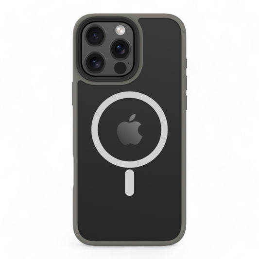 Estuche Devia MagSafe iPhone 16 Plus - Pino Series Gris Oscuro - 0706205700200092
