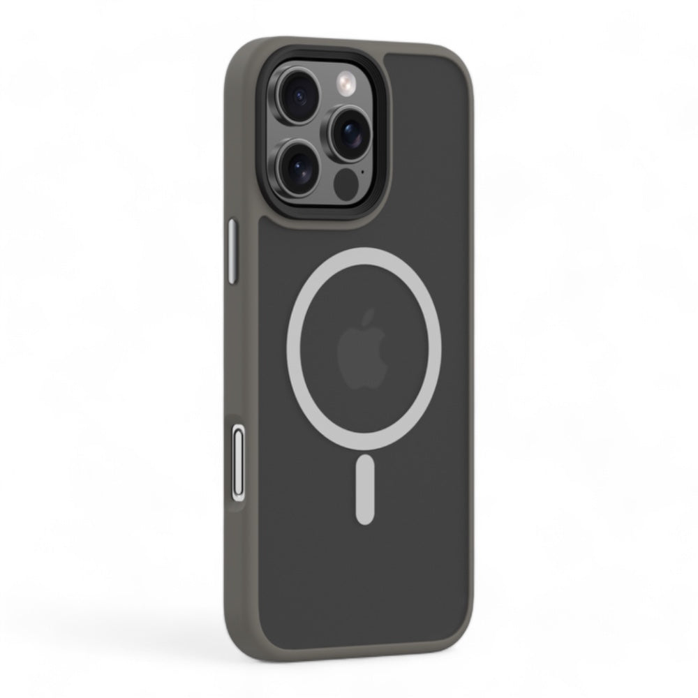 Estuche Devia MagSafe iPhone 16 Pro Gris Oscuro - 0706205700440092