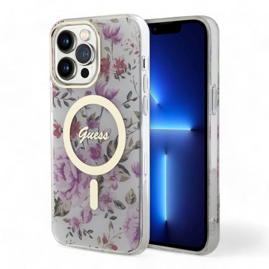 Estuche GUESS MagSafe iPhone 15 Pro Morado - 0706206000020134