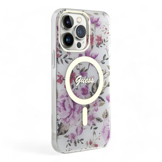 Estuche GUESS MagSafe iPhone 15 Pro Morado - 0706206000020134