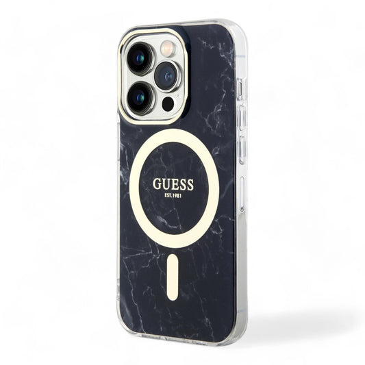 Estuche GUESS MagSafe iPhone 15 Pro - Negro - 0706206000040157