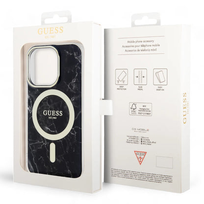Estuche GUESS MagSafe iPhone 15 Pro - Negro - 0706206000040157