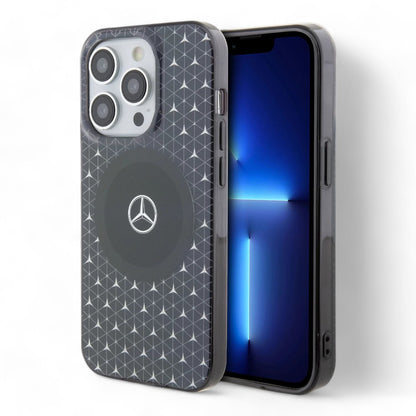Estuche Mercedes-Benz MagSafe iPhone 15 - Negro - 0706206100060157