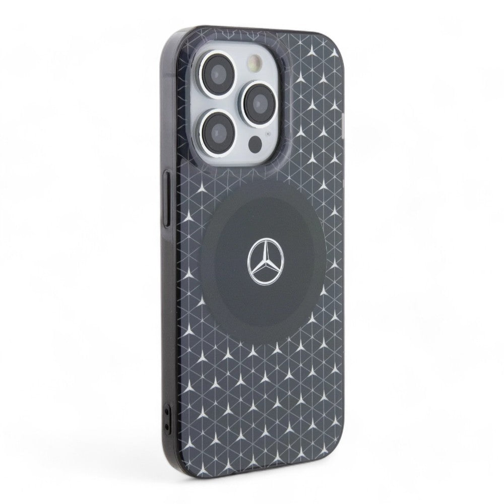 Estuche Mercedes-Benz MagSafe iPhone 15 - Negro - 0706206100060157