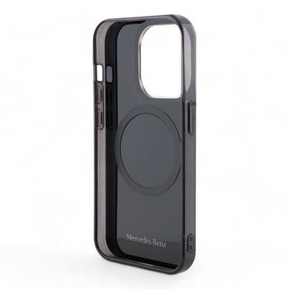 Estuche Mercedes-Benz MagSafe iPhone 15 - Negro - 0706206100060157