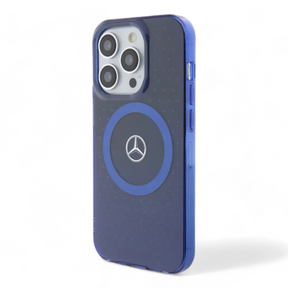 Estuche Mercedes-Benz MagSafe iPhone 15 Pro Azul - 0706206100090012