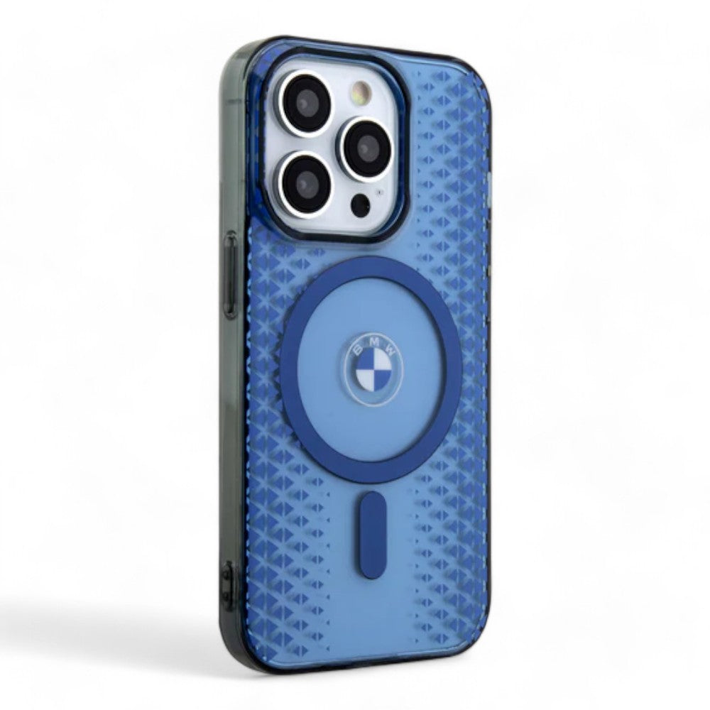 Estuche BMW MagSafe para iPhone 15 Pro - Azul - 0706206300070012