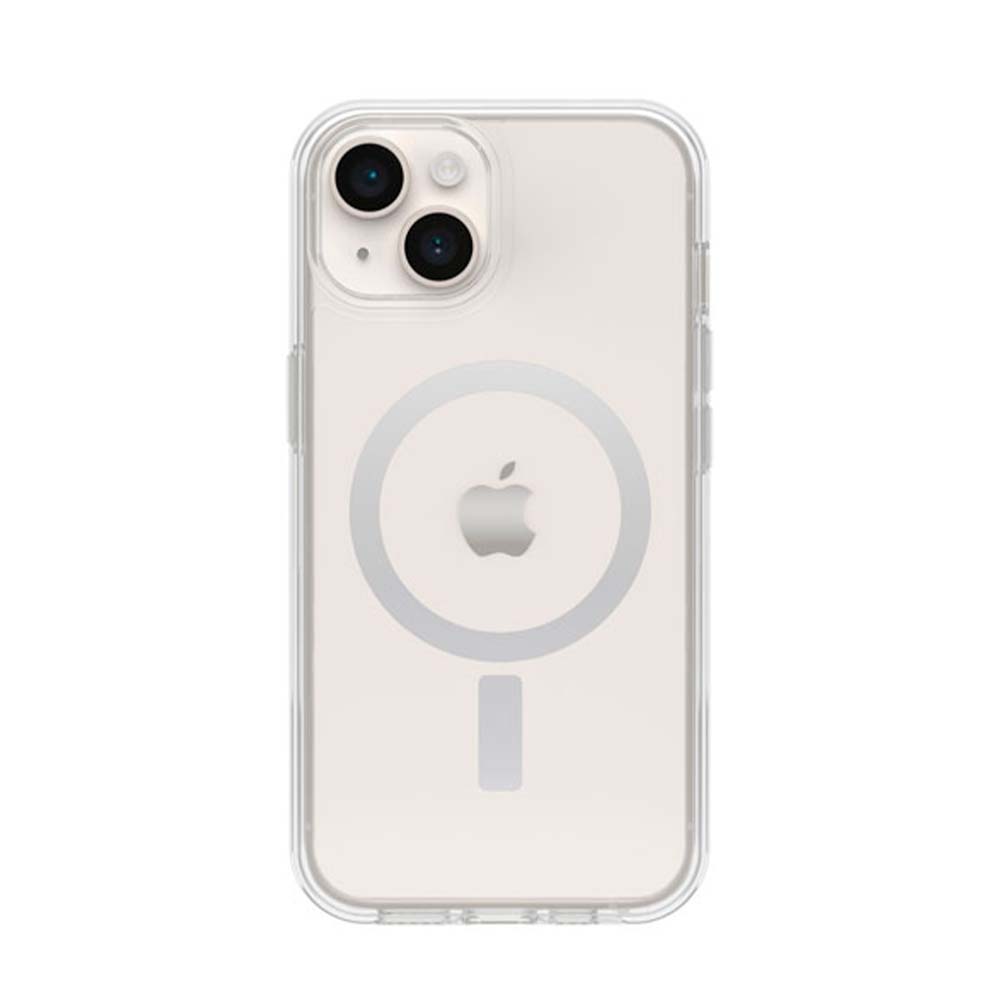Estuche OtterBox Symmetry MagSafe iPhone 15 - Transparente - 0710002800280215