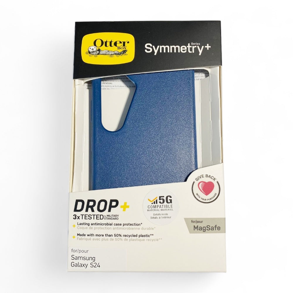 Estuche OtterBox Symmetry MagSafe para Samsung S24 - Azul - 0710002800330012