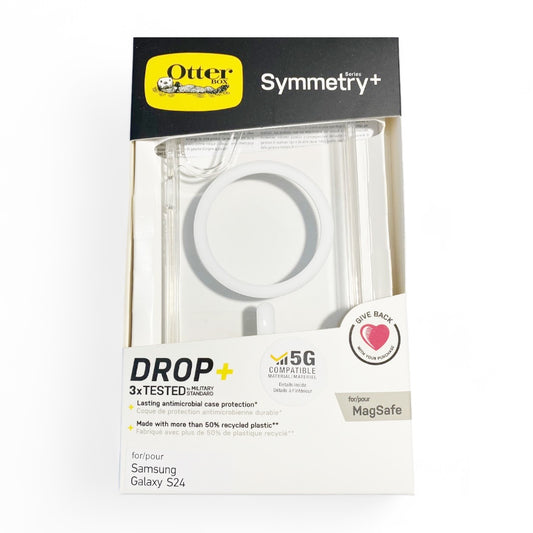 Estuche Otterbox Symmetry MagSafe para Samsung S24 - Transparente - 0710002800370215