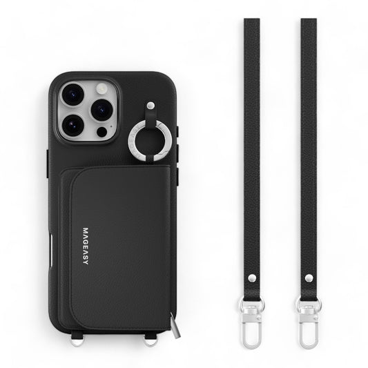 Estuche SwitchEasy Wallet iPhone 16 Pro - Negro - 0711503600040157