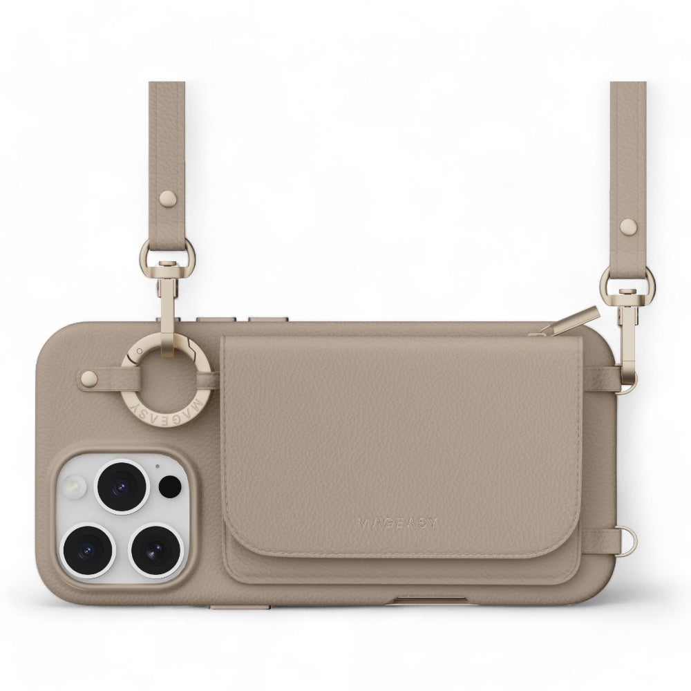 Estuche SwitchEasy Wallet iPhone 16 Pro - Color Café - 0711503600050052