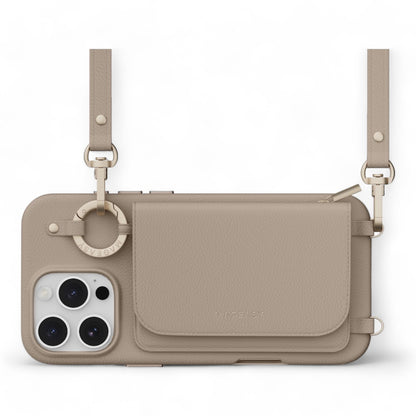 Estuche SwitchEasy Wallet iPhone 16 Pro - Color Café - 0711503600050052