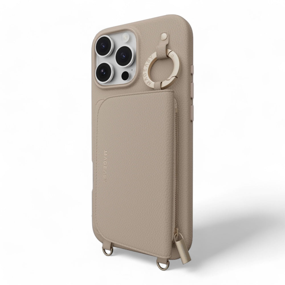 Estuche SwitchEasy Wallet iPhone 16 Pro - Color Café - 0711503600050052