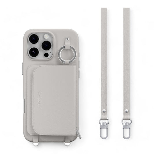 Estuche SwitchEasy Wallet iPhone 16 Pro - Gris - 0711503600060088