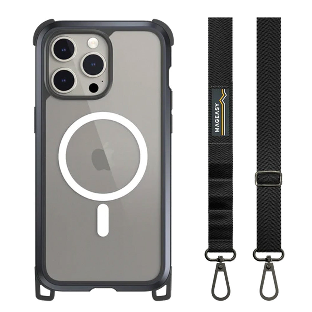 Estuche MagEasy Odyssey iPhone 15 Pro - Negro - 0712703600870157