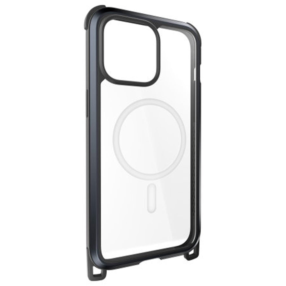 Estuche MagEasy Odyssey iPhone 15 Pro con Strap Metal Negro - 0712703600880157