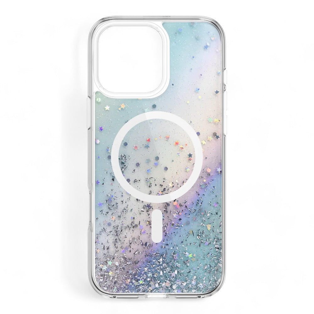 Estuche switcheasy starfield iphone 16 pro max starfield m 3d glitter shockproof case galaxy color multicolor