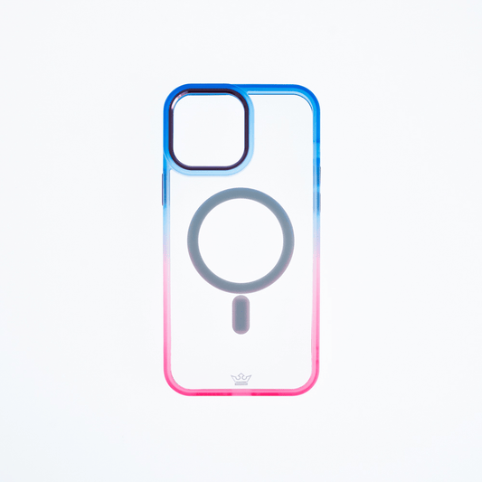 Estuche MagSafe El Rey Degrade Azul/Rosado para iPhone 14 - 0713201100140284
