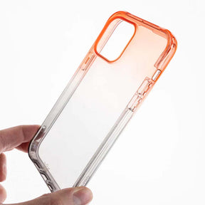 estuches clasico el rey degrade apple iphone 14 pro color naranja / gris