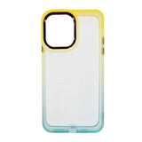 Estuche clasico el rey degrade apple iphone 12 pro max color amarillo / turquesa