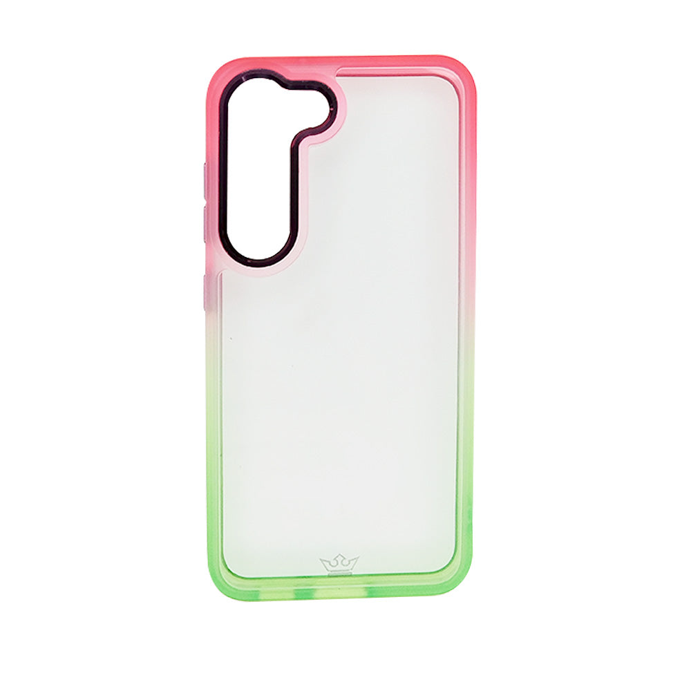 Estuches Clasico El Rey Degrade Samsung S23 Color Rosado / Verde