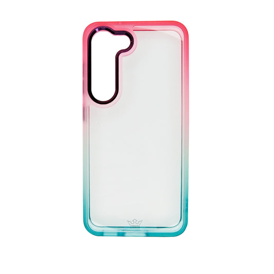 Estuche Clásico El Rey Degrade Samsung S23 - Rosado/Turquesa - 0713201101190083