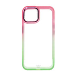 Estuche clasico el rey degrade apple iphone 13 color rosado / verde