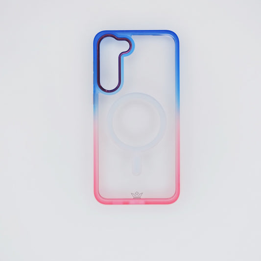 Estuche El Rey Degrade Samsung S23 Plus MagSafe Azul/Fucsia - 0713201101420284