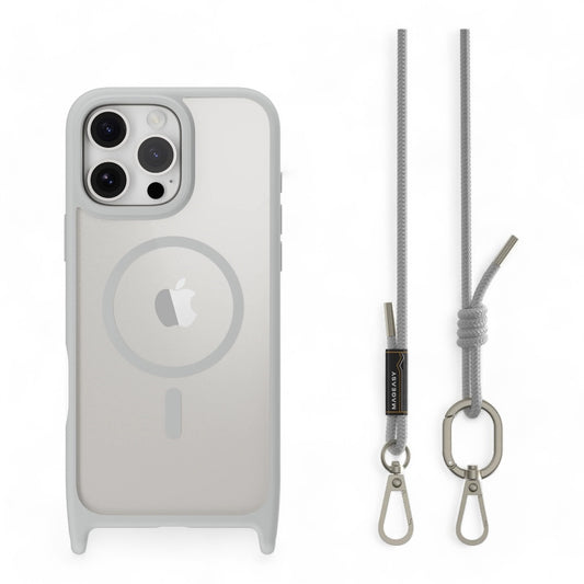 Estuche Mageasy Roam iPhone 16 Pro - Gris Ceniza - 0713903600440089