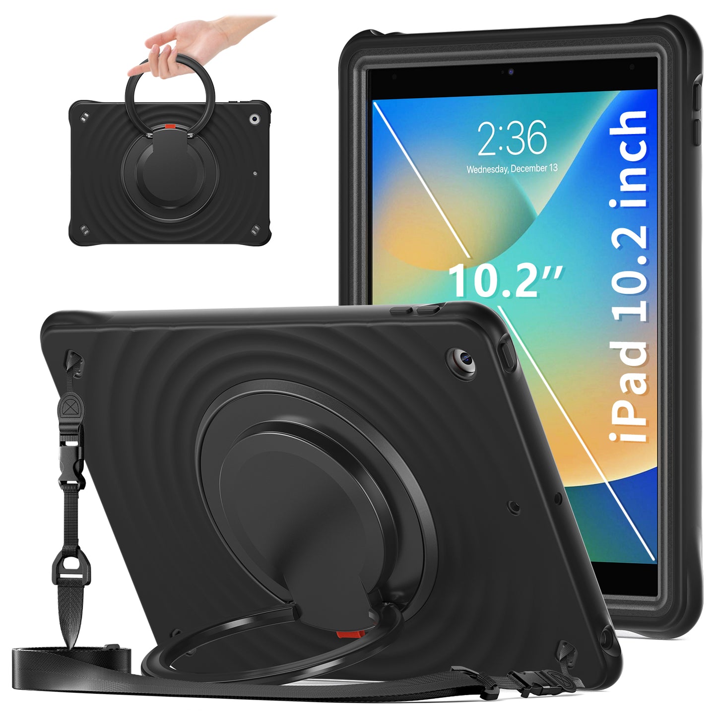 Estuche Chief Engineer B Series para iPad 10.2 - Negro - 0714000001
