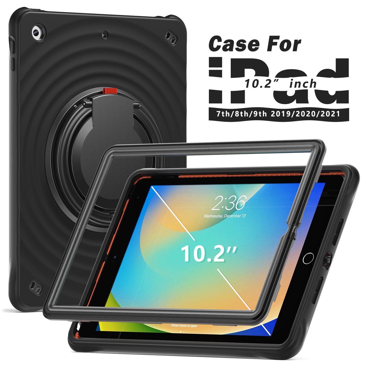 Estuche Chief Engineer B Series para iPad 10.2 - Negro - 0714000001
